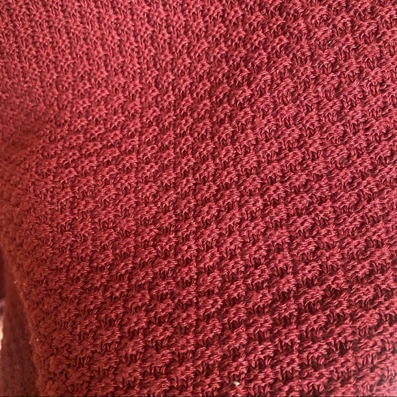 Maurices Burgundy Long Sleeve Chunky Knit Sweater - Picture 5 of 10